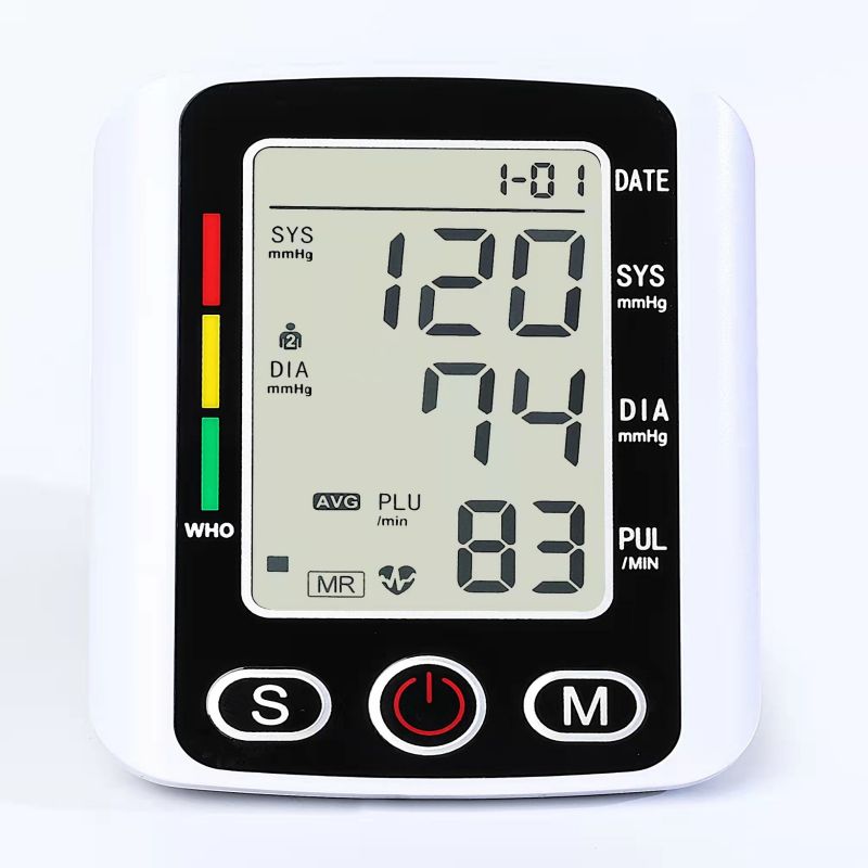 Blood Pressure Monitors English Usb Blood Pressure Meter Backlight Blood Pressure Meter Blood Pressure Meter