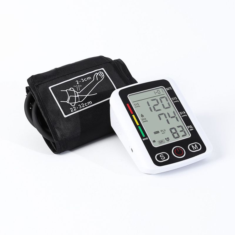 Blood Pressure Monitors English Usb Blood Pressure Meter Backlight Blood Pressure Meter Blood Pressure Meter