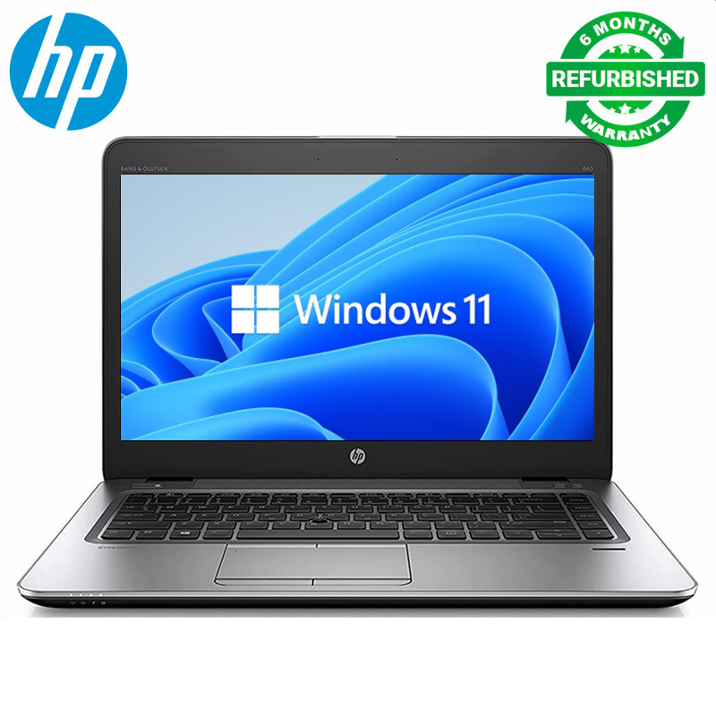 (Free Mouse i5+8gb+500gb+14''] Refurbished Hp Elitebook 840 G3 Laptop Intel Core i5 6th Gen 8GB 500GB SSD Backlit Keyboard 14" Notebook Windows 11 Office 2019