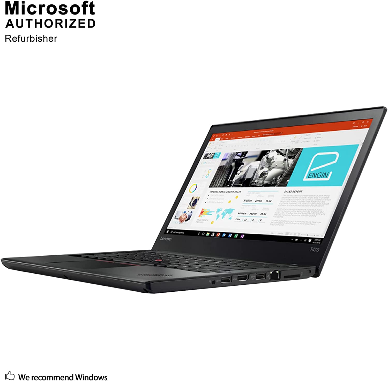 (Mouse+i5+8GB+512GB SSD)Refurbished Lenovo Laptop Lenovo Thinkpad T470 Core i5 8GB+512GB+14" Windows 10 14" FHD Display Bluetooth Webcam WiFi Intel Graphics 6 Months Warranty Notebook laptops