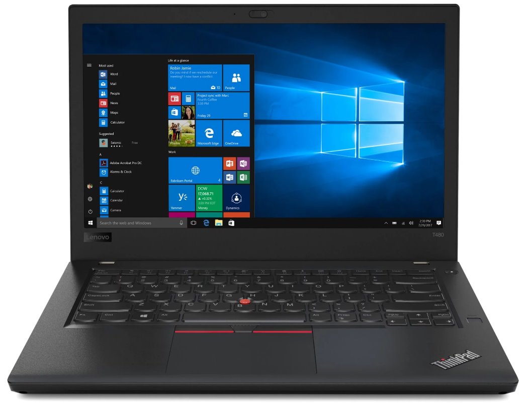 (i5+8GB+256GB+Mouse) Refurbished Laptop Lenovo Thinkpad T480 Core i5 8th Gen 8GB+256GB+14" Windows 10 Notebook Black 14 inch Bluetooth Webcam Intel Graphics