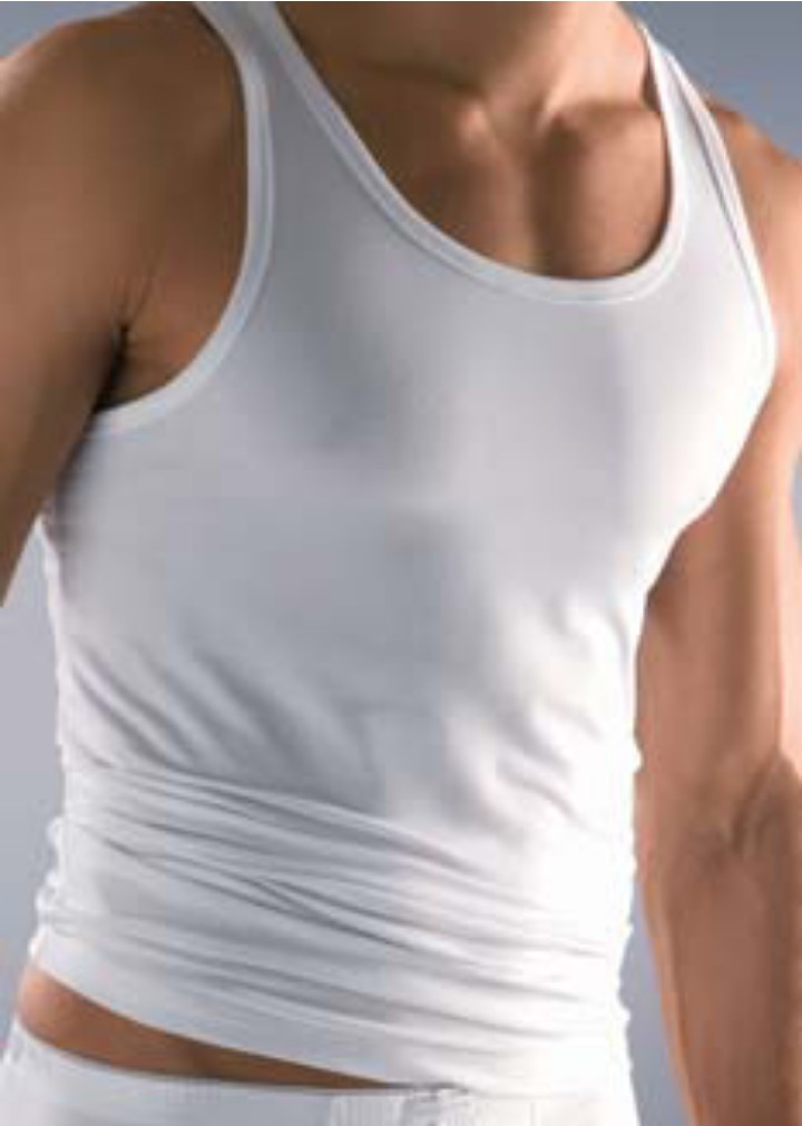 Men's Vests- 3 pcs in 1 pack (100% Cotton- All White)
