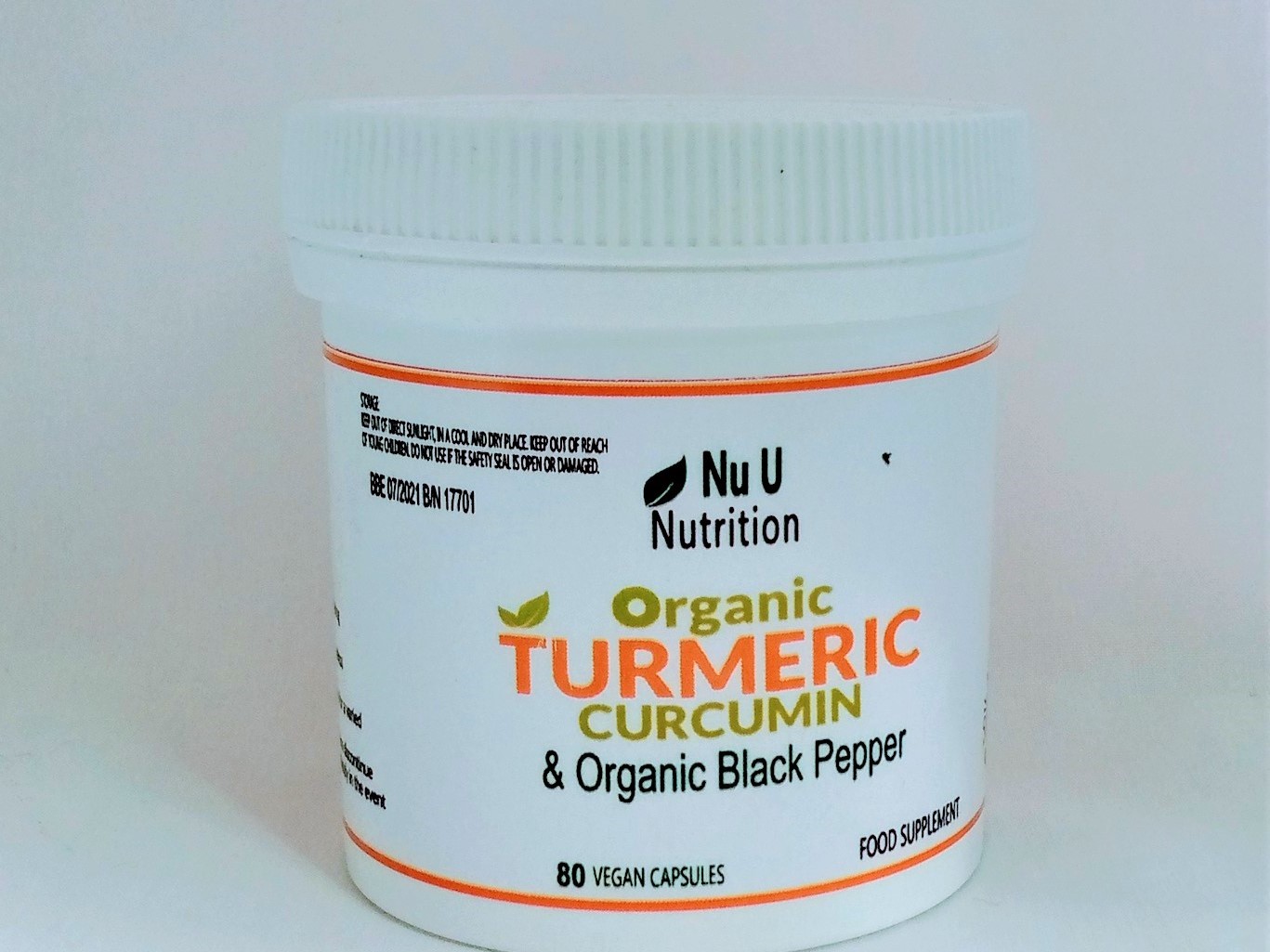 Turmeric Curcumin Capsules with Black Pepper – Joint & Inflammation Support – 80 Capsules