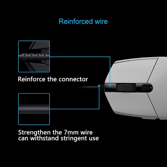 Logitech G102 6-keys RGB Glowing 6000DPI Five-speed Adjustable Wired Optical Gaming Mouse