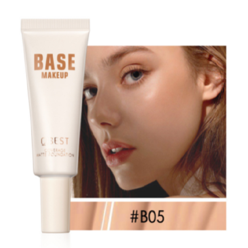 QIBEST liquid foundation moisturizing light breathable refreshing bb cream even skin tone concealer