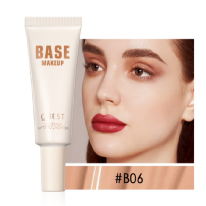QIBEST liquid foundation moisturizing light breathable refreshing bb cream even skin tone concealer