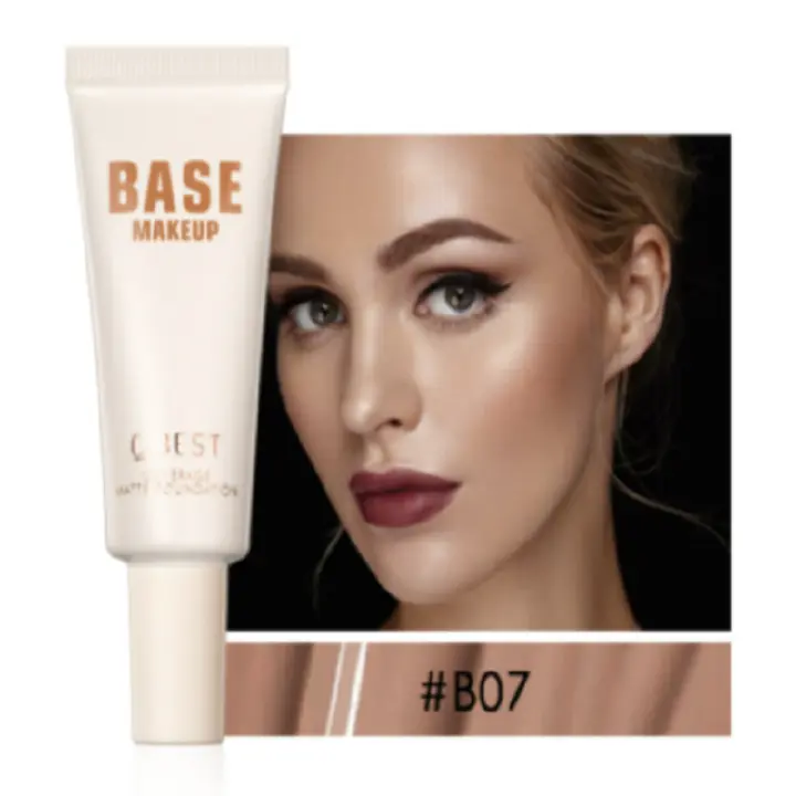 QIBEST liquid foundation moisturizing light breathable refreshing bb cream even skin tone concealer