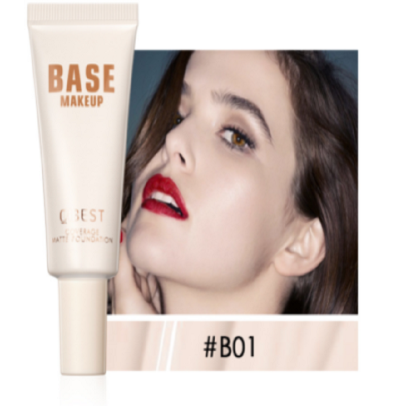 QIBEST liquid foundation moisturizing light breathable refreshing bb cream even skin tone concealer