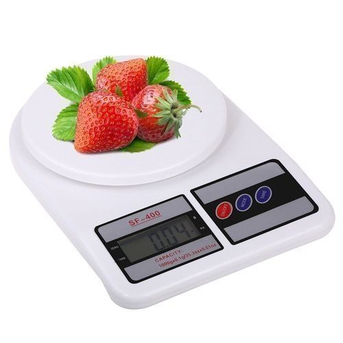Generic 10kg LCD Digital Electronic Kitchen Food Diet Scale Weight Balance - White