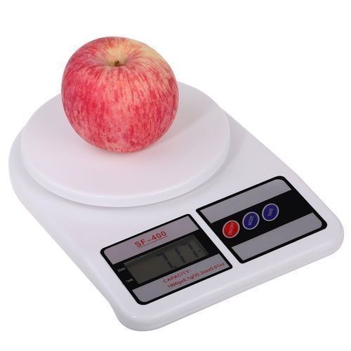 Generic 10kg LCD Digital Electronic Kitchen Food Diet Scale Weight Balance - White