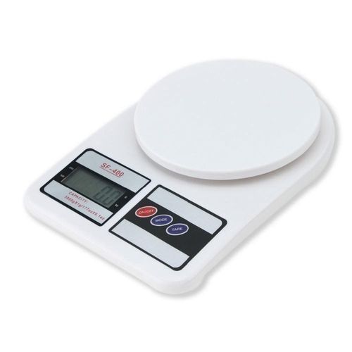 Generic 10kg LCD Digital Electronic Kitchen Food Diet Scale Weight Balance - White