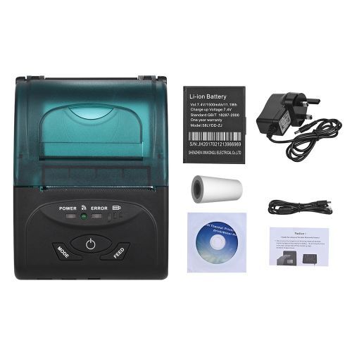 Generic Bluetooth USB COM Mini Portable Wireless Thermal Printer 58mm Receipt Ticket
