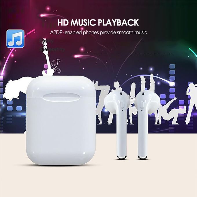 Generic OR i11 Wireless Earbud 5.0 Earphones for IOS/Android headphones white