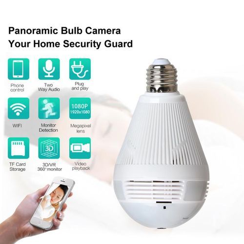 FULL HD WIFI NANNY CAMERA BULB