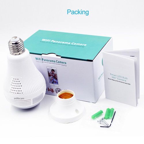 FULL HD WIFI NANNY CAMERA BULB