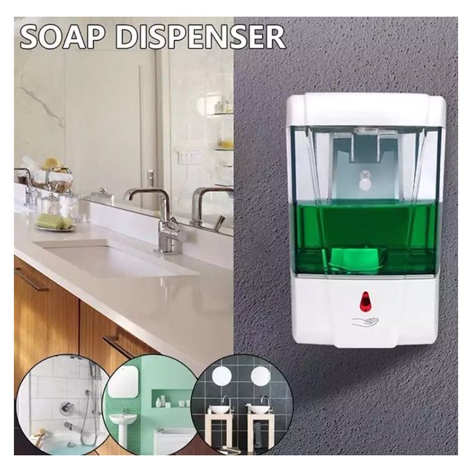 Wall Mounted Automatic Hand Sanitizer And Soap Dispenser