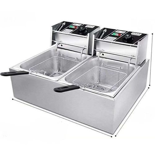 Nunix 6L+ 6L Commercial Double Deep Fryer