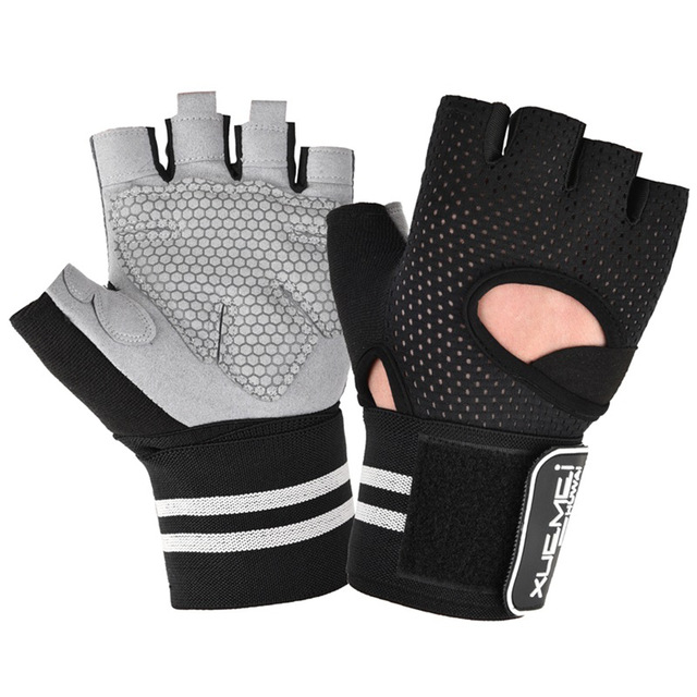 2021 High quality Men Women's Half Weight Lifting Gym Gloves Crossfit Sports Fitness Handschoenen Weightlifting Gloves