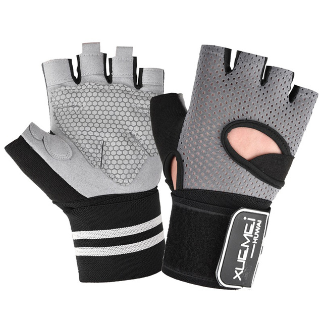 2021 High quality Men Women's Half Weight Lifting Gym Gloves Crossfit Sports Fitness Handschoenen Weightlifting Gloves