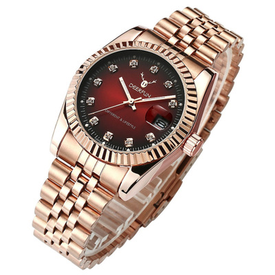 2021 High quality Fashion Style women Watches Simple lady  Stainless Steel Quartz Luxury Rose Gold Wrist Watches