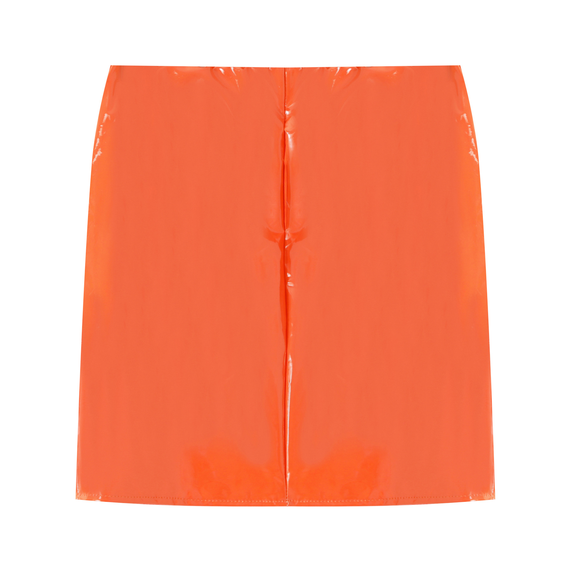 2021 High quality Pencil Skirts Women Zipper High Waist Skirt Pure colour PU Leather Skirt Stretch Short Mini Skirts