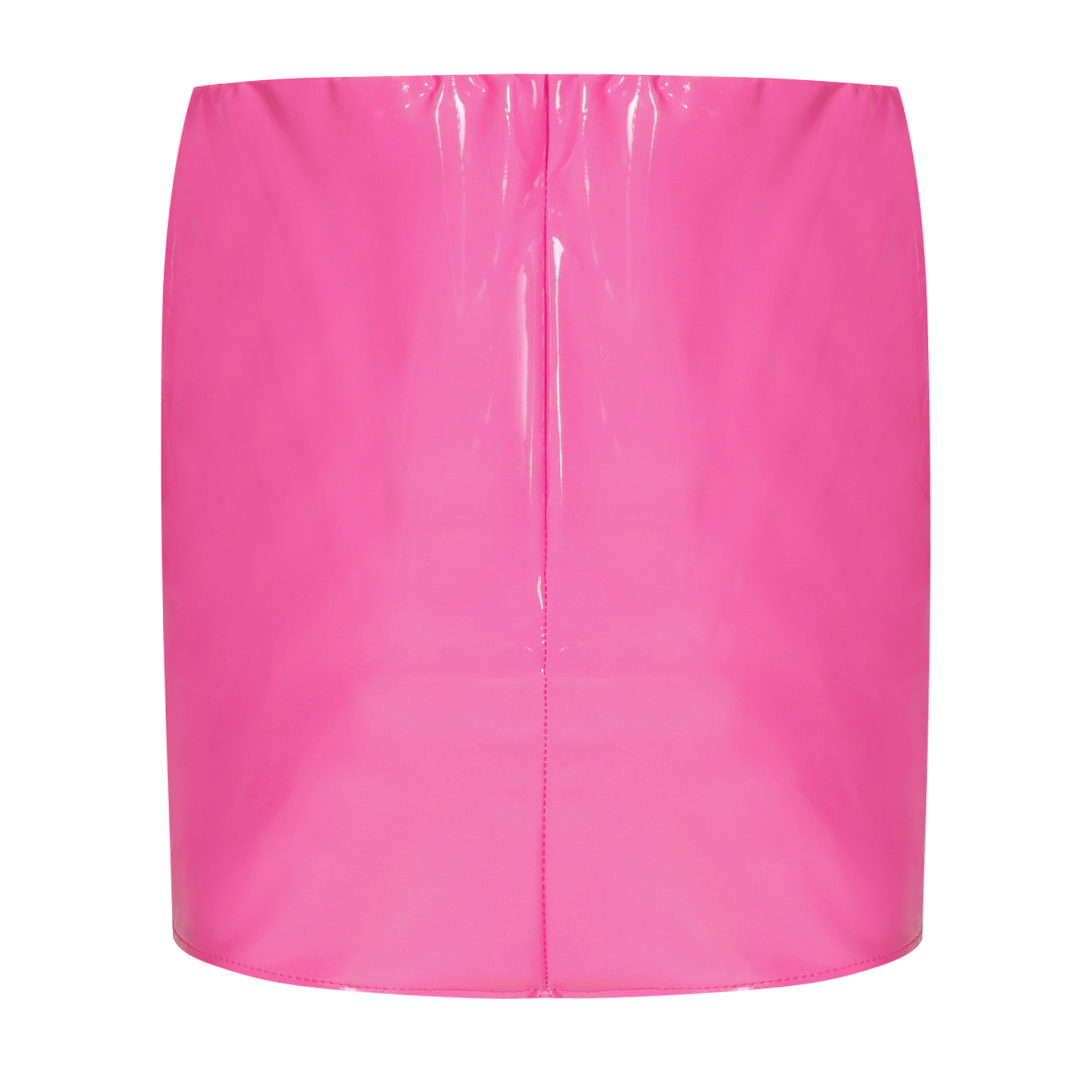 2021 High quality Pencil Skirts Women Zipper High Waist Skirt Pure colour PU Leather Skirt Stretch Short Mini Skirts