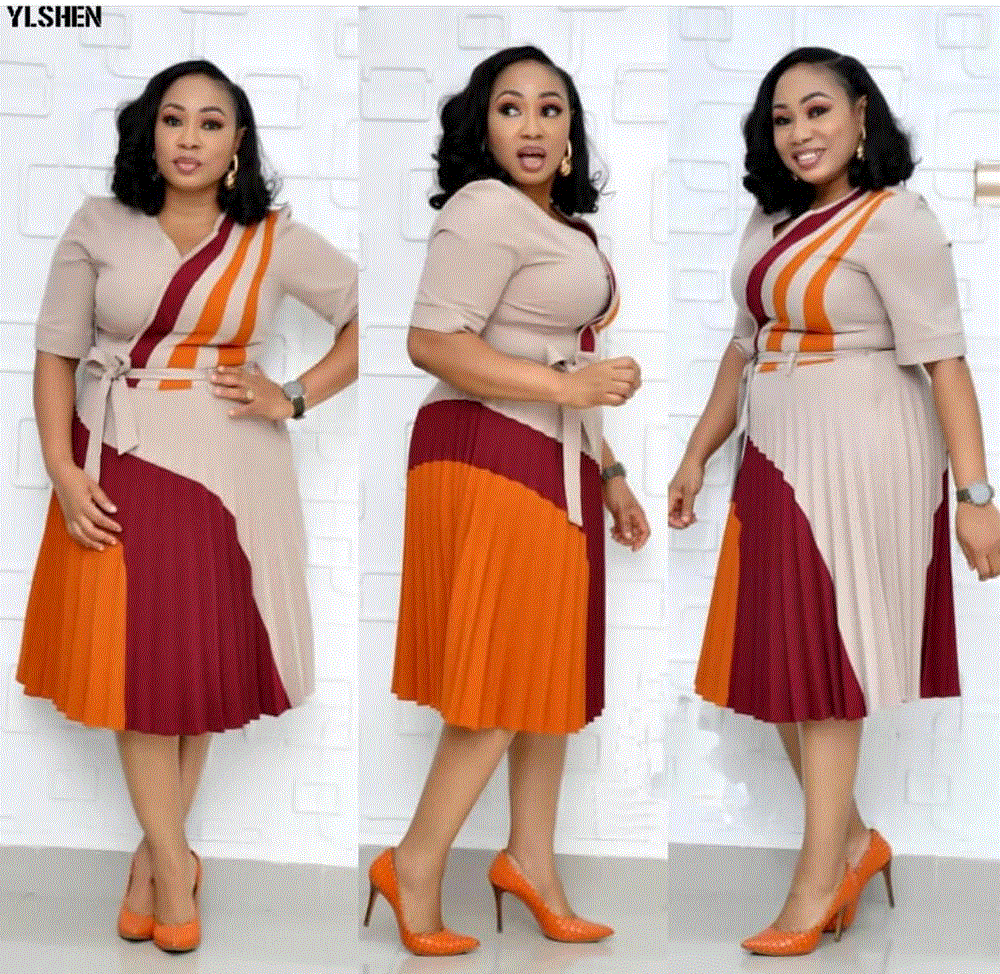 2021 High quality African Women Dresses Autumn Styles African Long Dress Clothes Print Robe Africaine Femme Dress