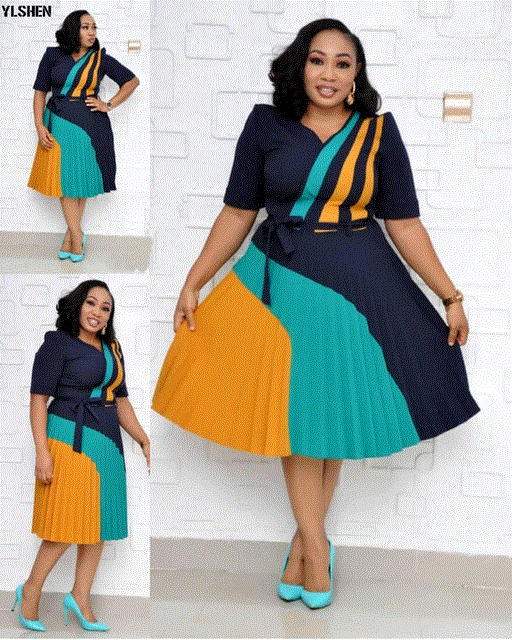 2021 High quality African Women Dresses Autumn Styles African Long Dress Clothes Print Robe Africaine Femme Dress