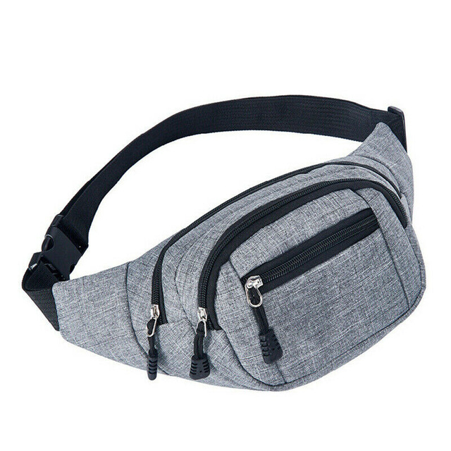 2021 High quality Men Women Travel Bum Bag Fanny Pack Waist Bag Zipped Outdoor Sports Bag Pouch Waist Packs
