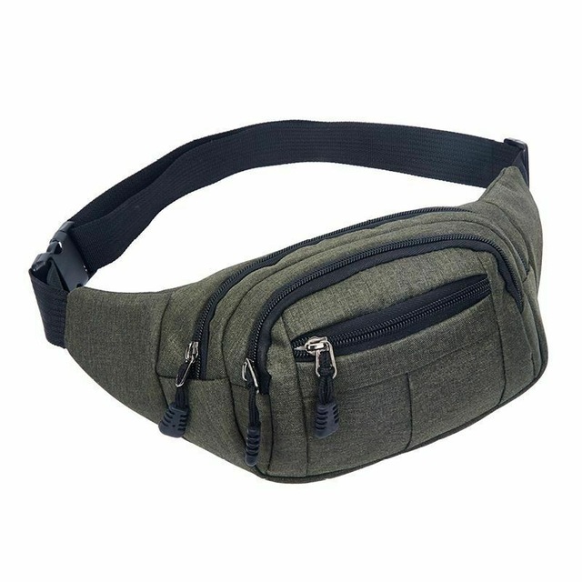 2021 High quality Men Women Travel Bum Bag Fanny Pack Waist Bag Zipped Outdoor Sports Bag Pouch Waist Packs