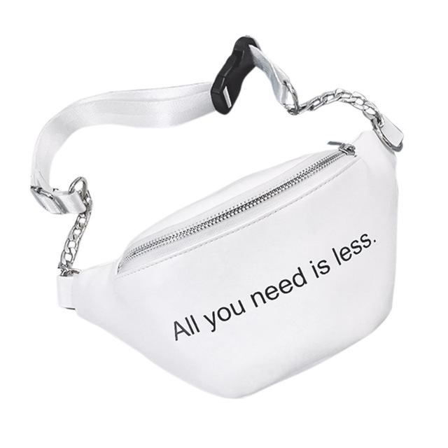2021 High quality PU Waist Fanny Pack Chest Crossbag Travel Sports Bag Female Purse Pouch for Phone Waist Packs