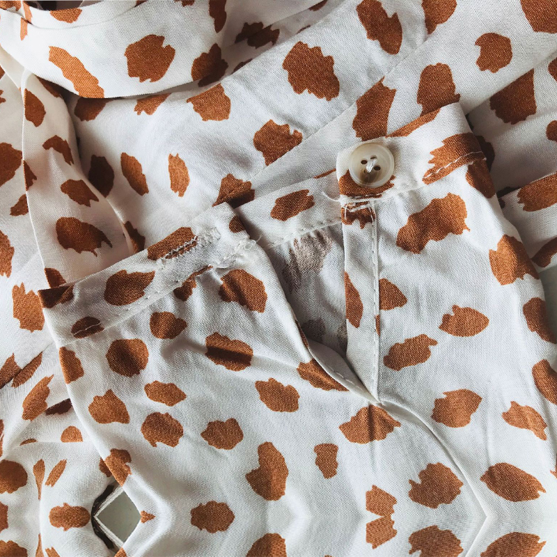 2021 High quality Women Autumn Print Ruffles Wrap Mini Dress Winter Casual Slim V Neck Long Sleeve A-Line Dresses