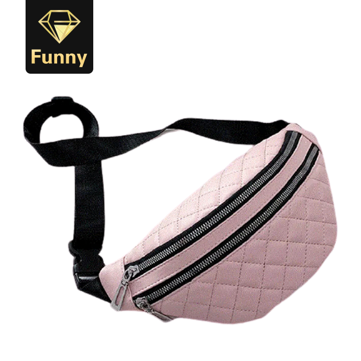 2021 High quality Fashion Women's Waist Bag Chest Bag PU Leather Waterproof Shoulder Bags Multifunction Waist Pack