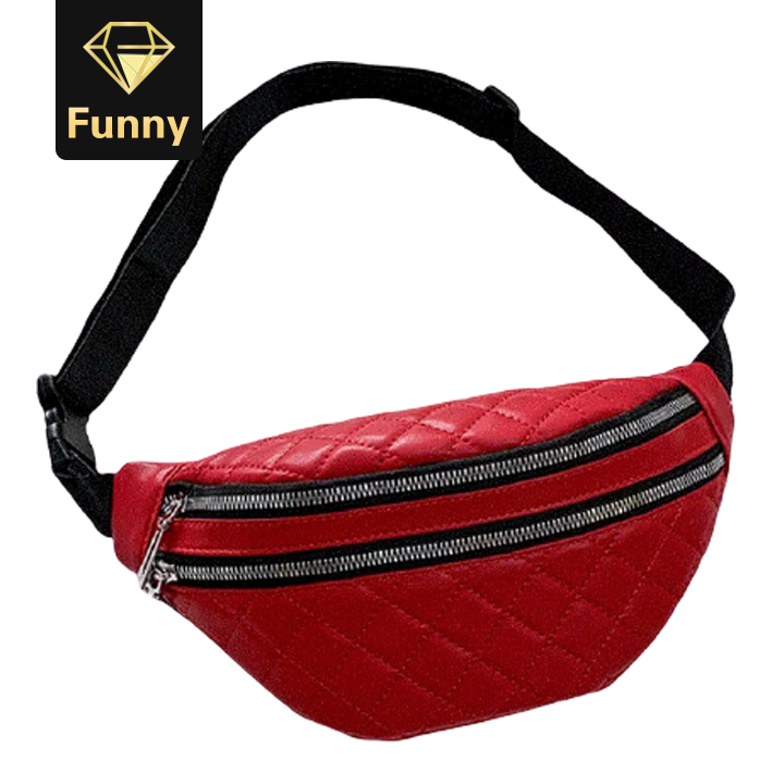 2021 High quality Fashion Women's Waist Bag Chest Bag PU Leather Waterproof Shoulder Bags Multifunction Waist Pack
