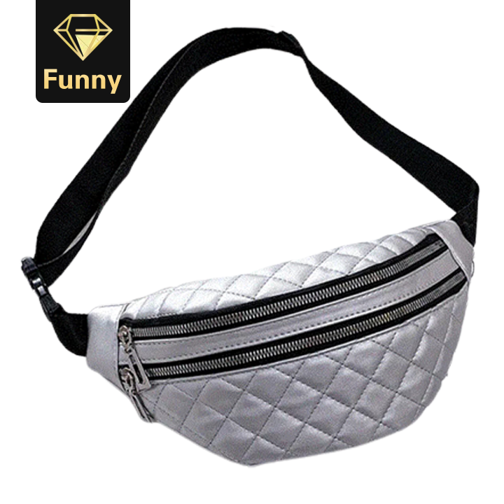 2021 High quality Fashion Women's Waist Bag Chest Bag PU Leather Waterproof Shoulder Bags Multifunction Waist Pack