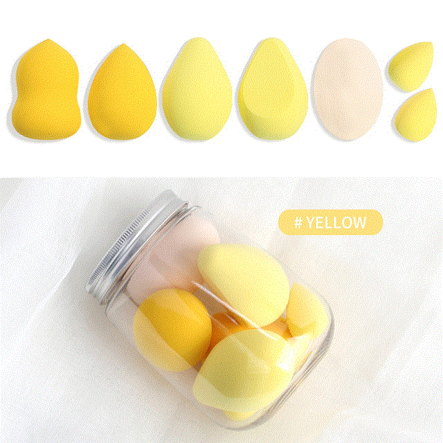 2021 High quality 7Pcs/Box Makeup Sponge Waterdrop Make Up Puff Soft Cosmetics Puff Women Cosmetic Makeup Tool