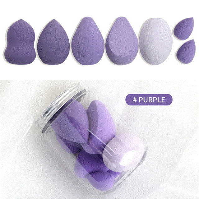 2021 High quality 7Pcs/Box Makeup Sponge Waterdrop Make Up Puff Soft Cosmetics Puff Women Cosmetic Makeup Tool