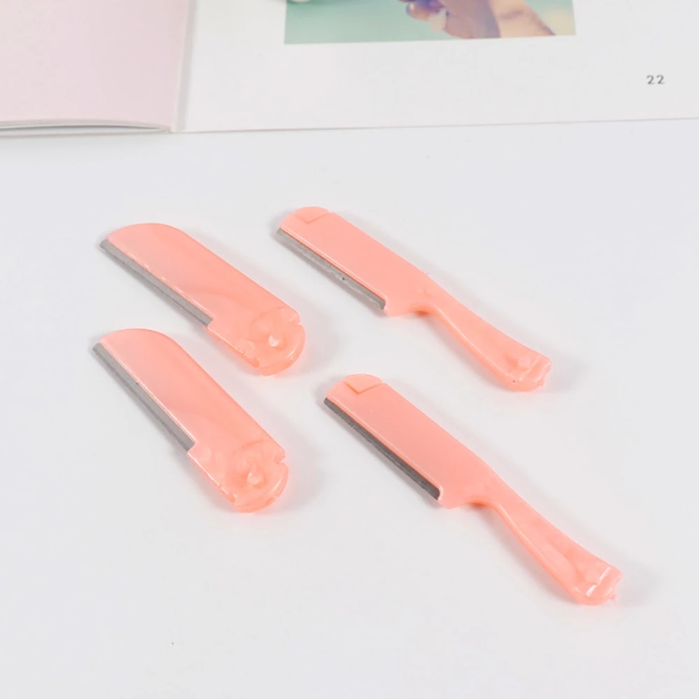 2021 High quality 1pc with 3 Replacement Blades Portable Eyebrow Shaver Epilator Women Face Make up tools