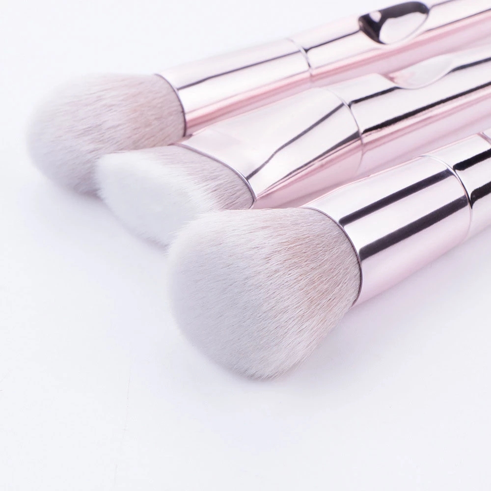 2021 High quality 10Pcs Cheek Shader Eyeshadow Make Up Brushes Laser Bag Foundation Make up Tools