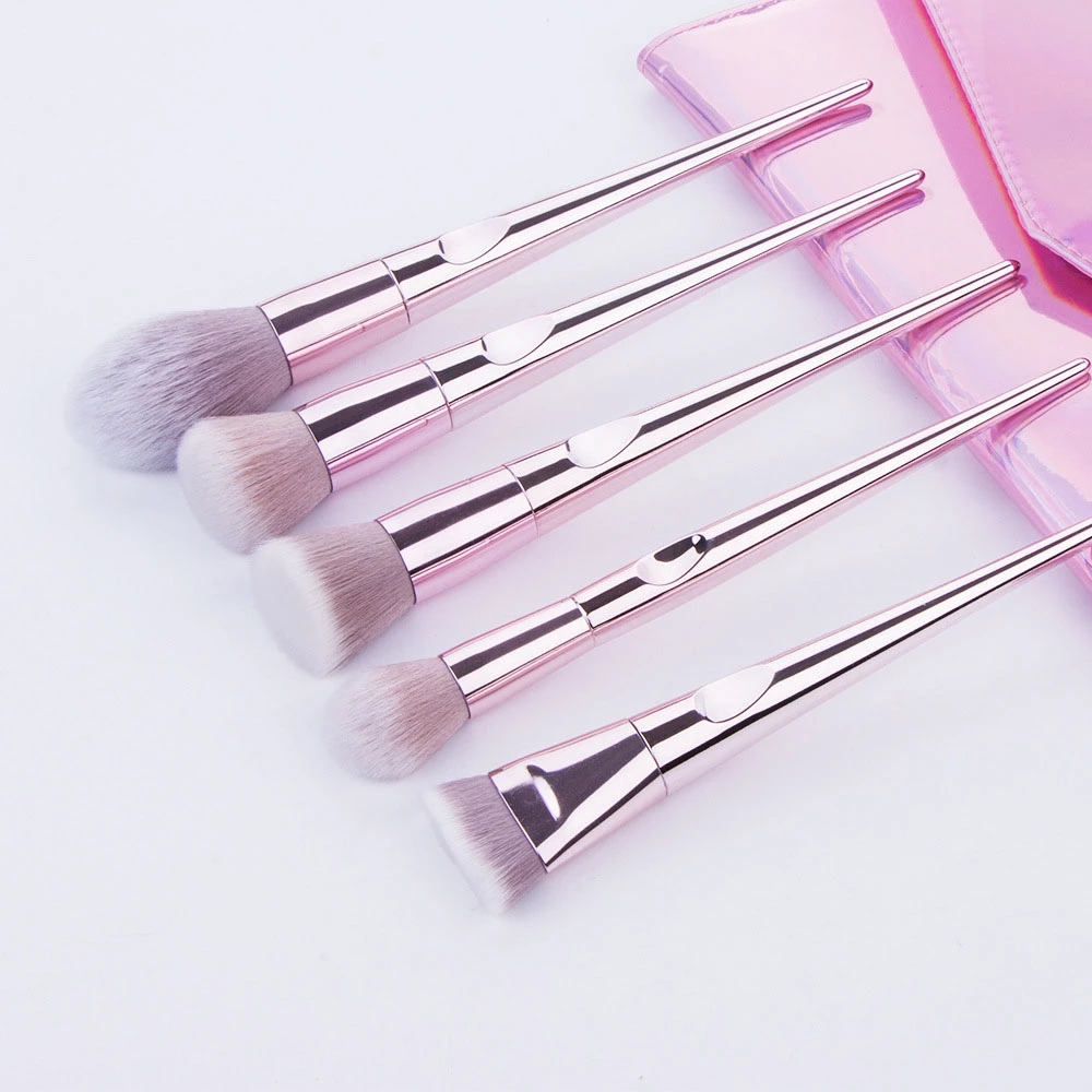 2021 High quality 10Pcs Cheek Shader Eyeshadow Make Up Brushes Laser Bag Foundation Make up Tools