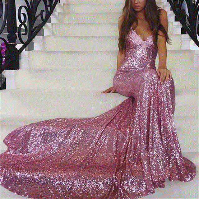 2021 High quality Sequin Sexy Dress Elegant Women Dresses Party Night Dress