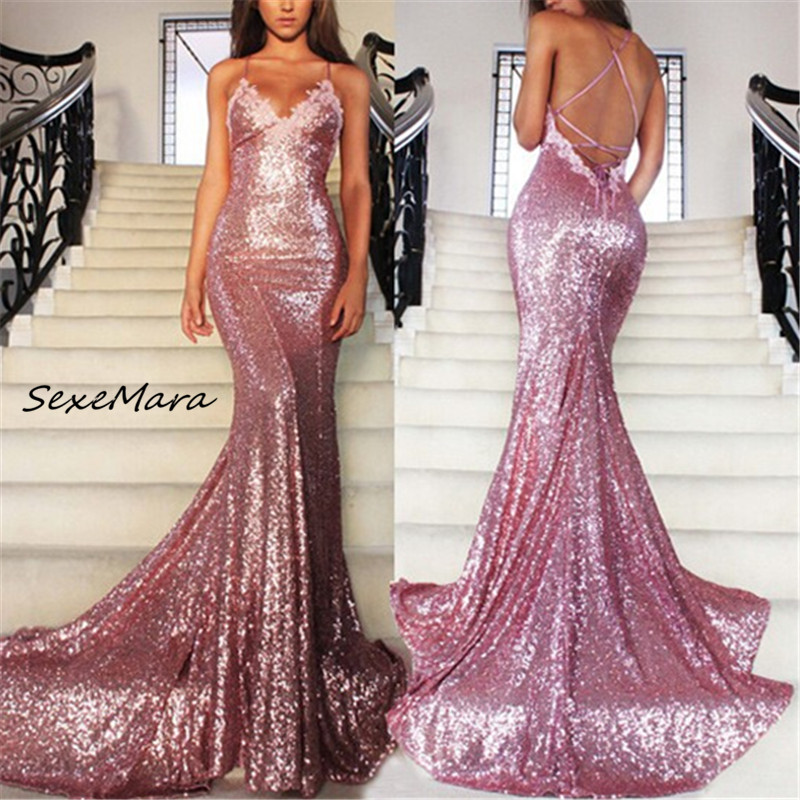 2021 High quality Sequin Sexy Dress Elegant Women Dresses Party Night Dress