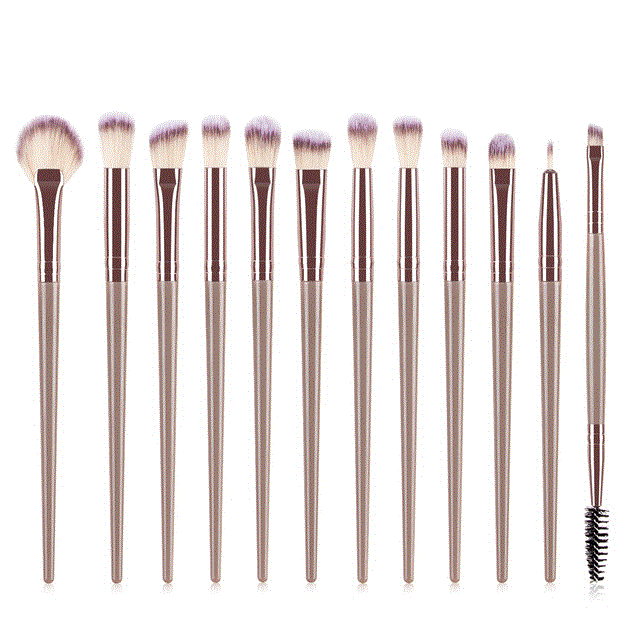2021 High quality 12Pcs Pure color Makeup Brushes Tool Set Cosmetic Powder Eye Shadow Foundation Make Up Brush