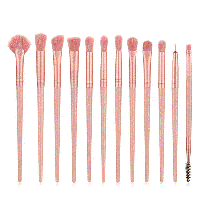 2021 High quality 12Pcs Pure color Makeup Brushes Tool Set Cosmetic Powder Eye Shadow Foundation Make Up Brush