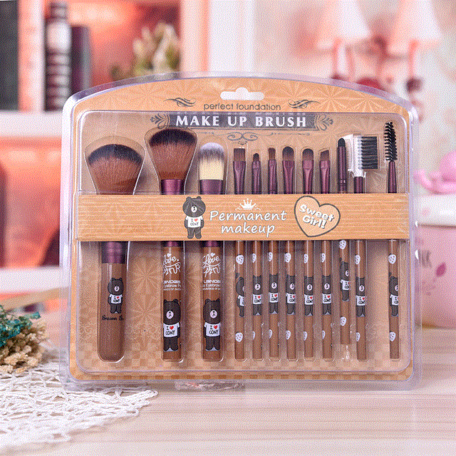 2021 High quality 12pcs Makeup Brushes Set Foundation Powder Eye Shadow Blending Eyelash Eyebrow Lip Makeup Brush