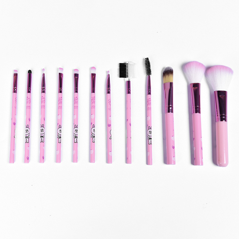 2021 High quality 12pcs Makeup Brushes Set Foundation Powder Eye Shadow Blending Eyelash Eyebrow Lip Makeup Brush
