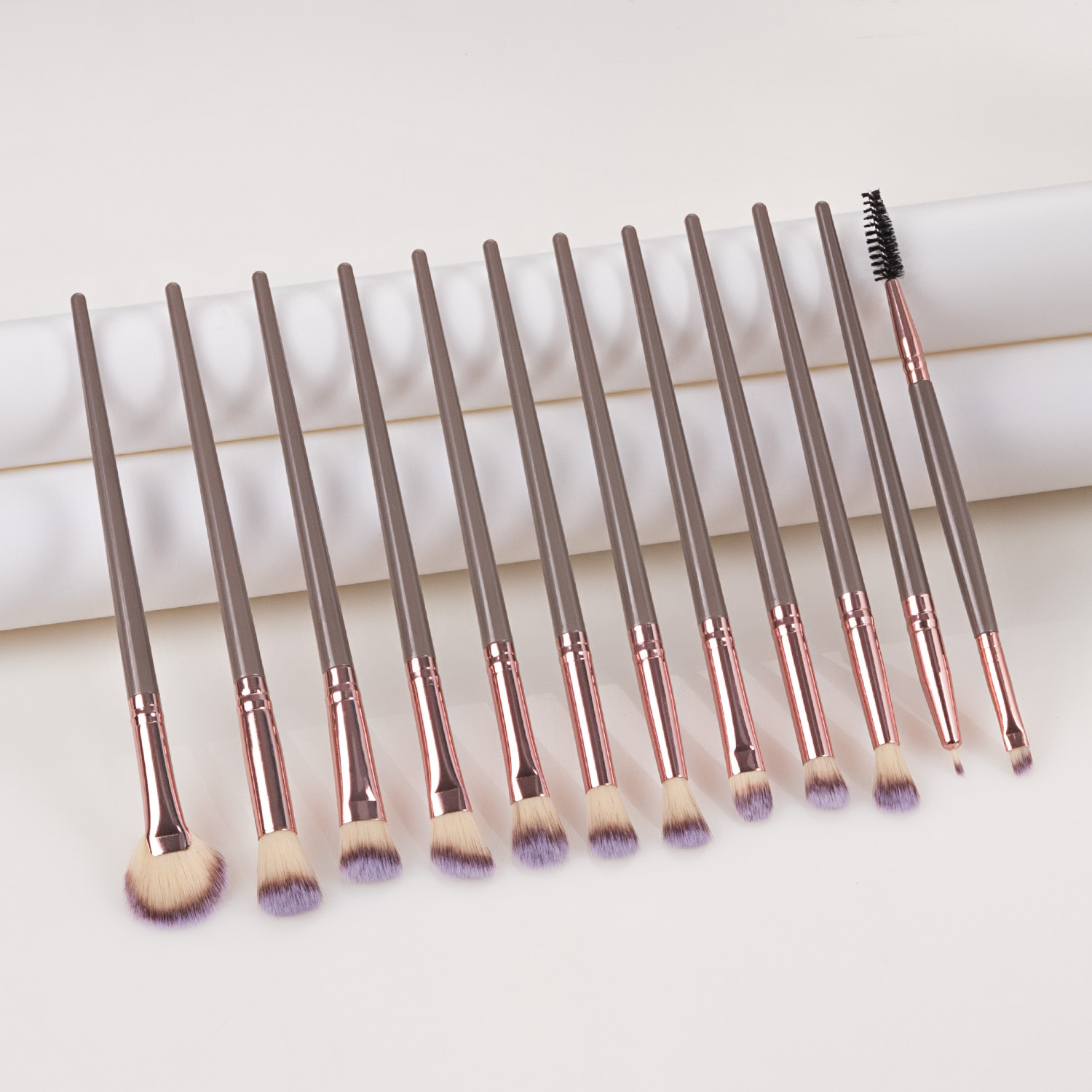2021 High quality 12Pcs Pure color Makeup Brushes Tool Set Cosmetic Powder Eye Shadow Foundation Make Up Brush