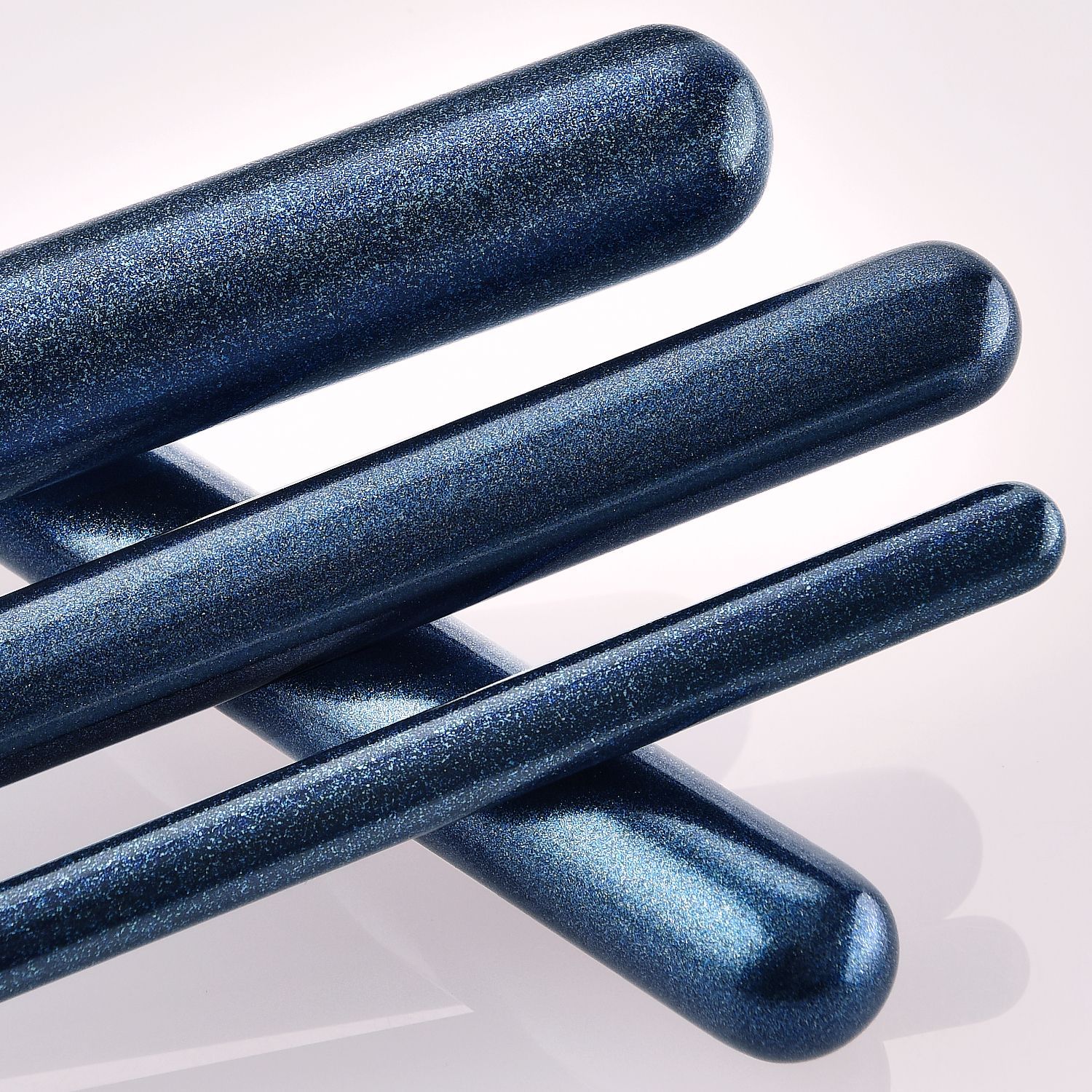 2021 High quality 12Pcs Makeup Brushes Dark Blue With Fine Flashing Handle Powder Eyeshadow Foundation Makeup Tools