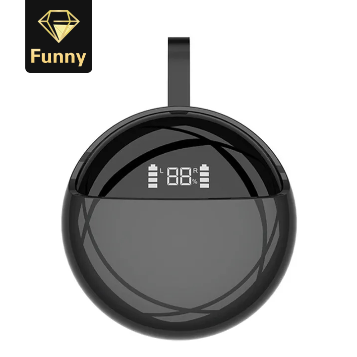 2021 High quality Mini Wireless Bluetooth Earphone LED Display In Ear TWS Touch Control Earbuds With Portable Headset