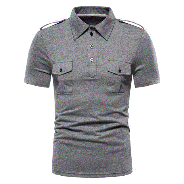 2021 High quality Mens Slim Fit Cotton Polo Shirt Summer Short Sleeve T Shirt Men Work Business Casual Tshirts